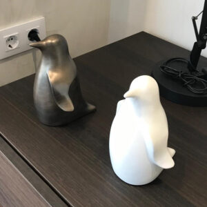 Pack de dos pingüinos mini decorativos