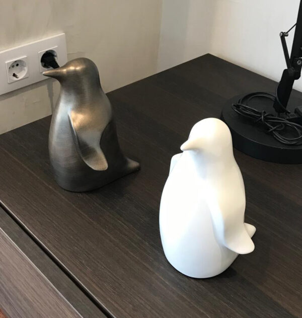 Pack de dos pingüinos mini decorativos